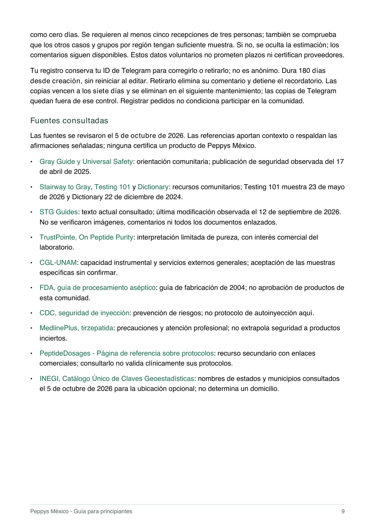 Página 9 de 11 de la Guía beta. El contenido completo está en la versión de texto accesible.